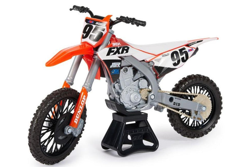 SX: Supercross 1:10 Die Cast Motorcycle - Justin Starling (Red & White)