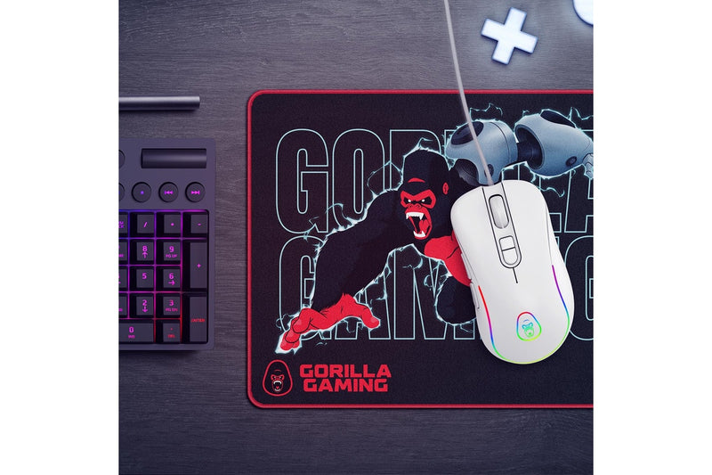 Gorilla Gaming Wired Mouse - White