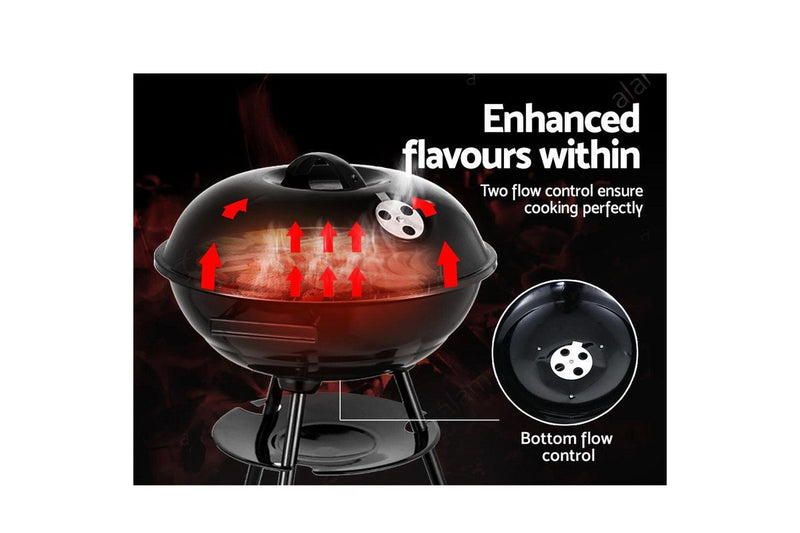 Grillz BBQ Grill Charcoal Smoker