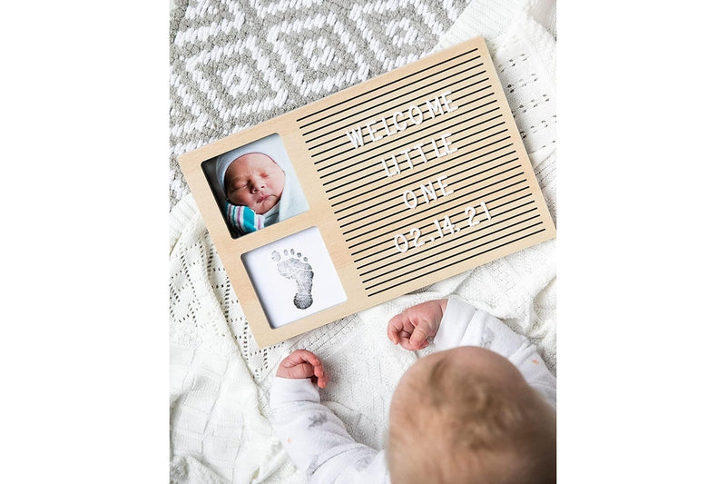 Pearhead: Baby Prints Letterboard Frame