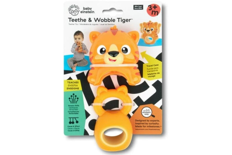Baby Einstein: Teethe & Wobble Tiger Teether Toy