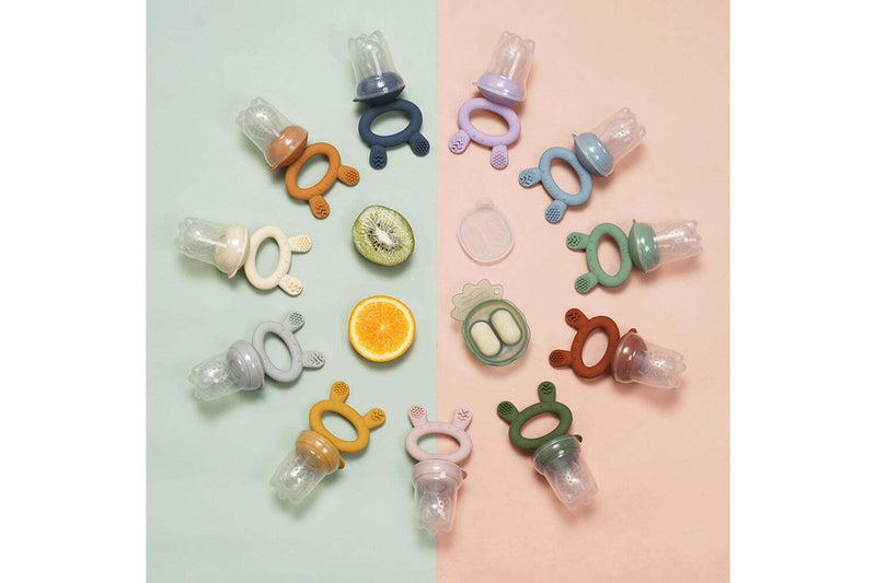Haakaa: Fresh Food Feeder with Mini Nibble Tray - Blush