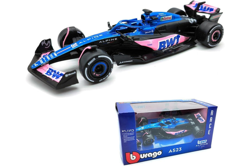 Bburago: 1:43 Diecast Vehicle - Alpine F1 (2023 #31 Esteban Ocon)