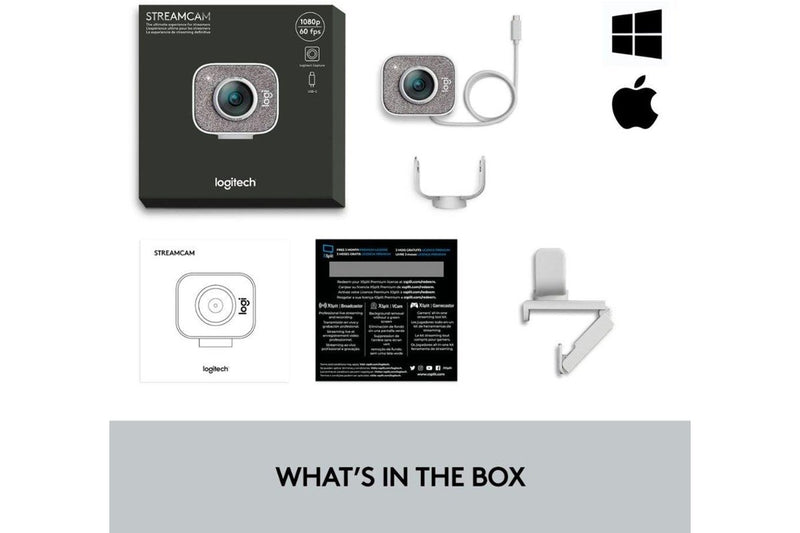 Logitech Full HD StreamCam USB-C (White)