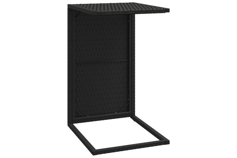 C Table Black 40x35x60 cm Poly Rattan vidaXL