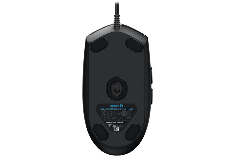 Logitech G203 LIGHTSYNC RGB Gaming Mouse (Black)