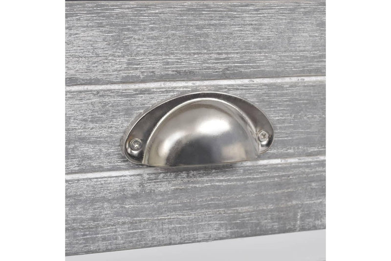 Nightstand With 1 Drawer Grey And White Bedside Tables