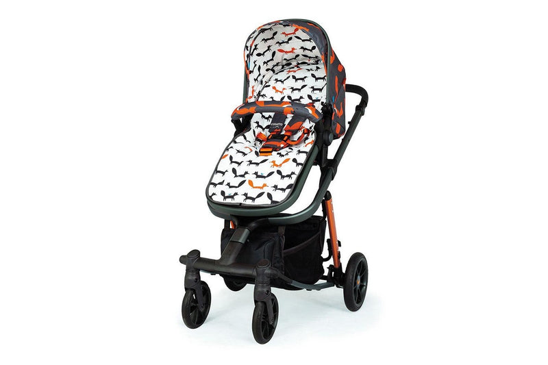 Cosatto Giggle Quad Pram & Push Chair Charcoal Mr Fox Baby Infant Toddler 0m+