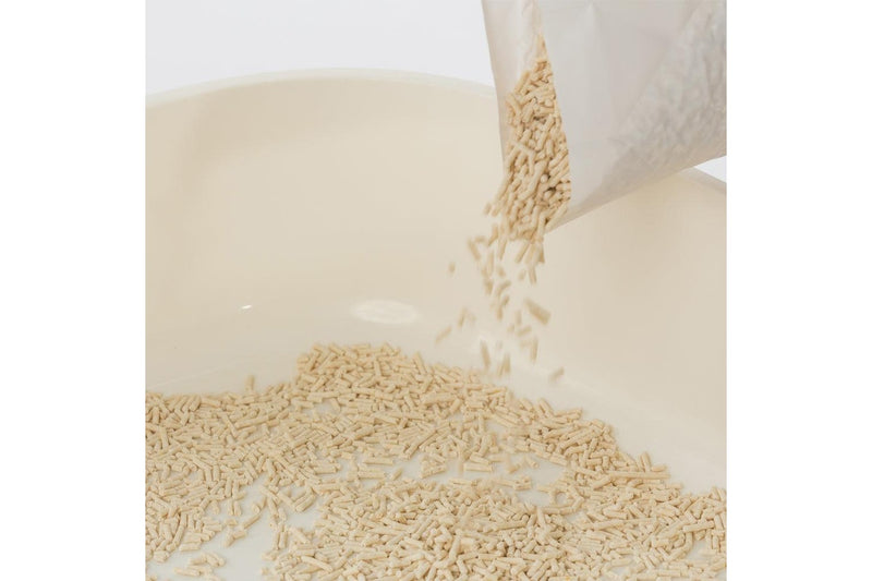 Cature 18L 7.2kg Milk Tofu Clumping Cat Litter Pellets Odour Control Flushable