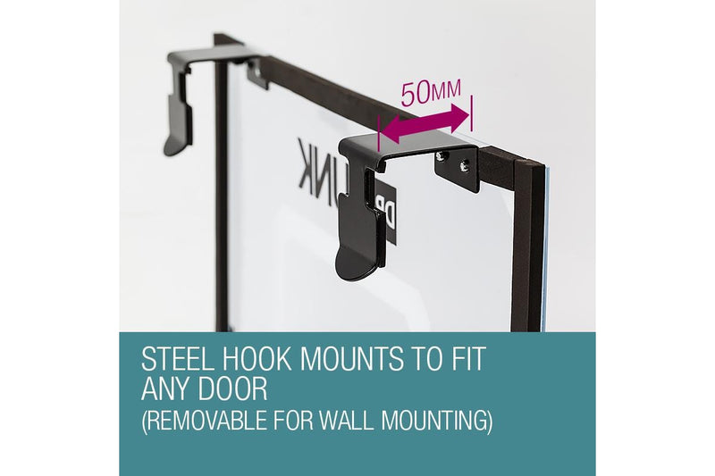 Dr.Dunk Indoor Mini Basketball Hoop Ring Backboard Kit Door Mounted Mount Kid Set