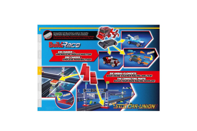 Carrera Go 4.9m Build n Race Construction Car Race Track Set 6y+ Kids Child Toy