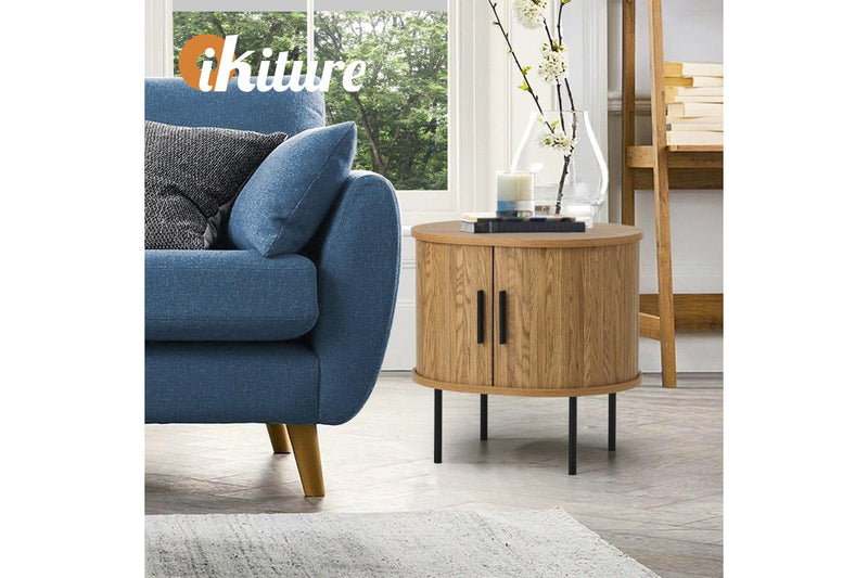 Oikiture Bedside Table Side End Tables