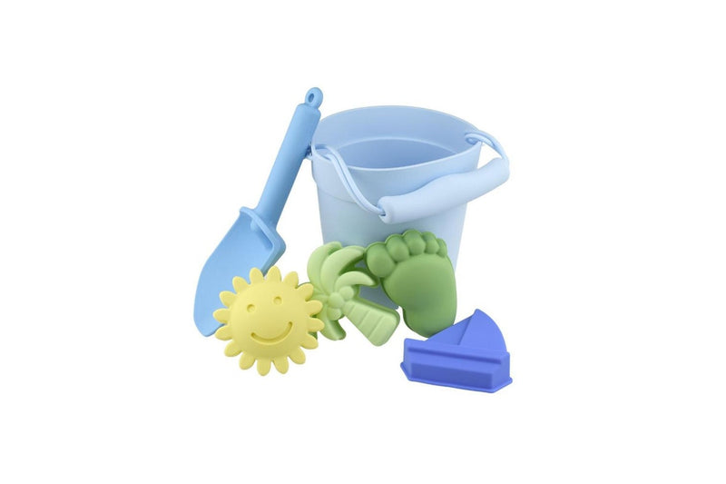 6pc Koala Dream Silicone Baby Toddler Beach Sand Toy Set Blue Sundae 10m+