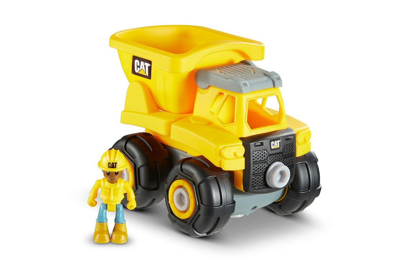 CAT Build Your Own DIY Junior Crew Machine Truck Kids Childrens Toy Assorted 3+