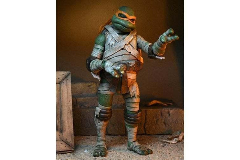 Universal Monsters x TMNT: Ultimate Michelangelo as The Mummy - 7" Figure