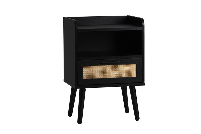 Oikiture Bedside Table Rattan