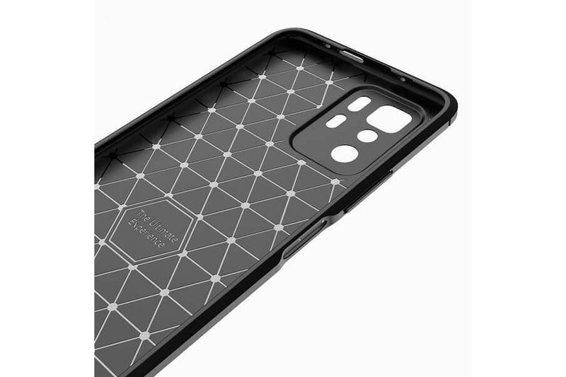 For Xiaomi Redmi Note 10 Pro 4G Case, Rugged Shockproof Heavy Duty Snti Slip Protective Case Cover (Black)