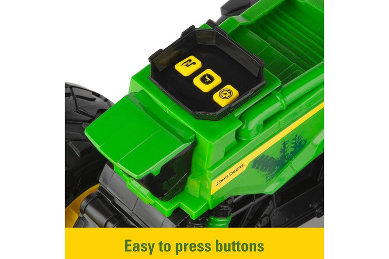 John Deere Kids 45cm Monster Treads Super Scale Combine Children Vehicle Toy 3y+