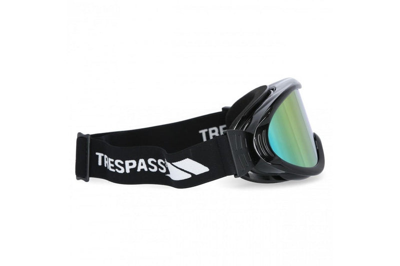 Trespass Adults Unisex Vickers Double Lens Snow Sport Ski Goggles (Black) (One Size)