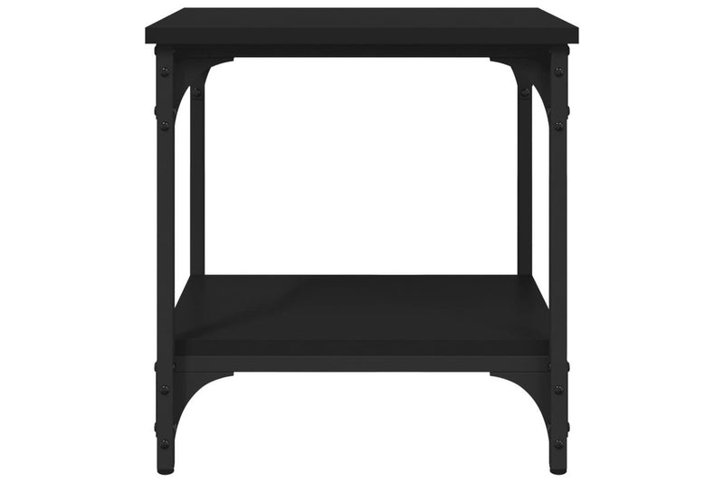Side Table Black 40x30x42 cm Engineered Wood vidaXL