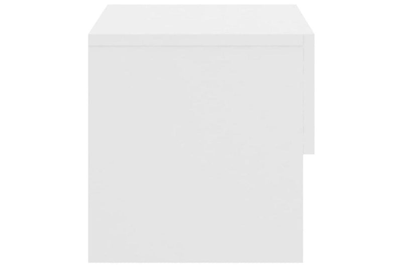 Wall Mounted Bedside Cabinets 2 Pcs White Bedside Tables
