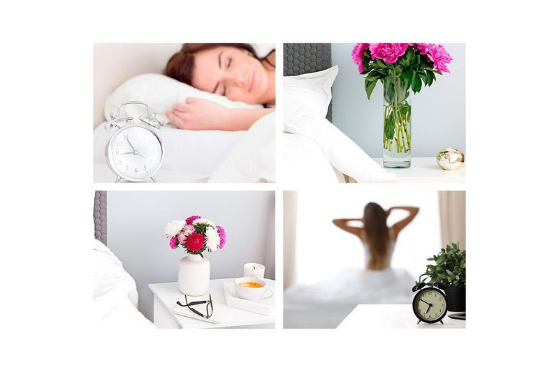 Artiss Bedside Table 2 Drawers with Shelf - TARA White