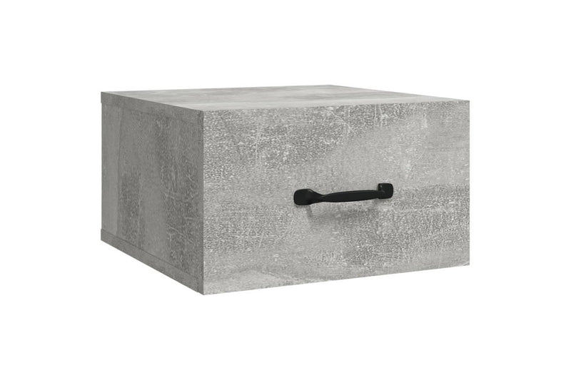 Wall-mounted Bedside Cabinets 2 pcs Concrete Grey 35x35x20 cm vidaXL