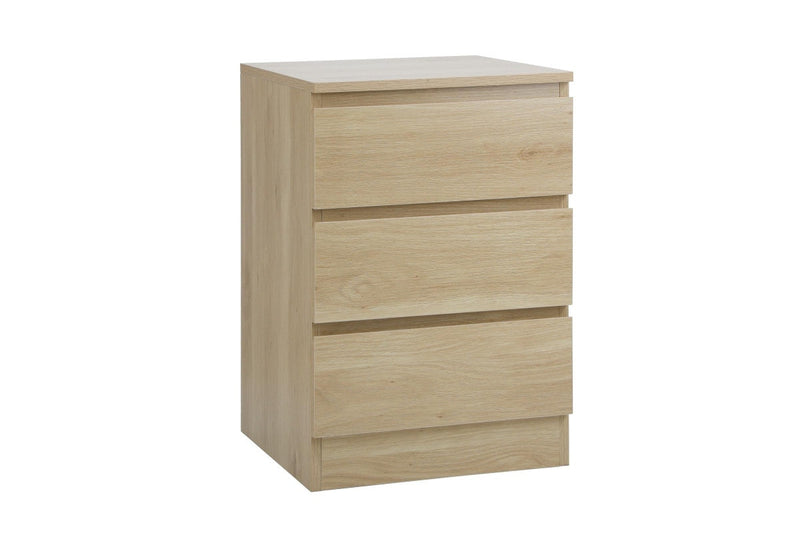 Oikiture Bedside Tables Set of 2 Nightstand Natural