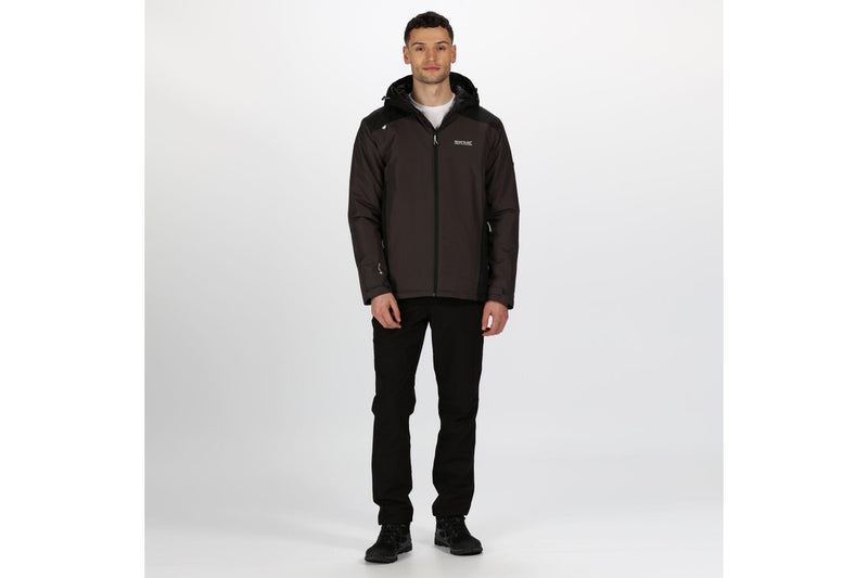 Regatta Mens Thornridge II Insulated Jacket (Ash/Black) (3XL)