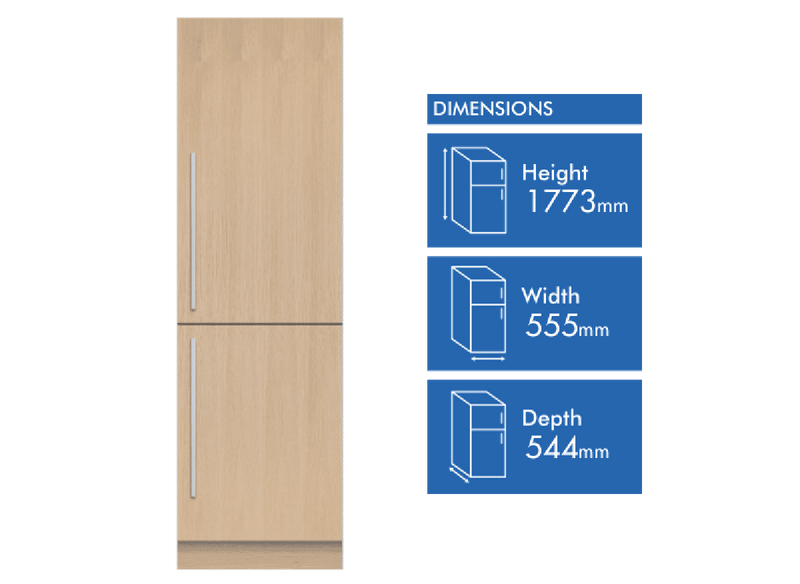 Fisher & Paykel 238L Integrated Refrigerator