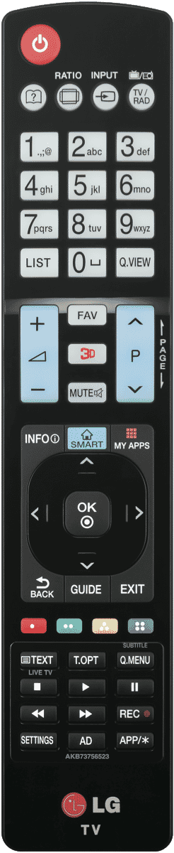 LG Standard Remote Controller
