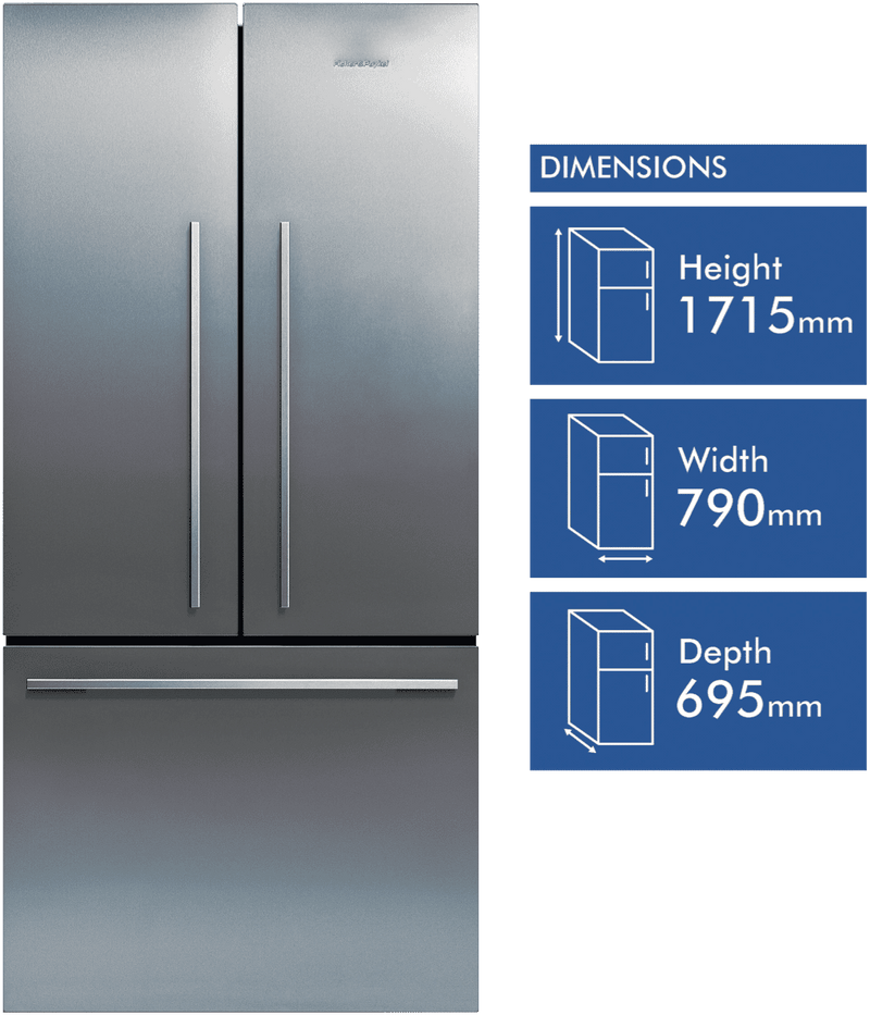 Fisher & Paykel 487L French Door Refrigerator