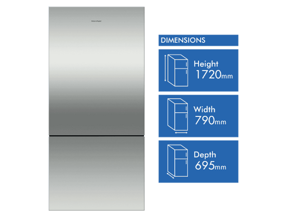 Fisher & Paykel 494L Bottom Mount Refrigerator
