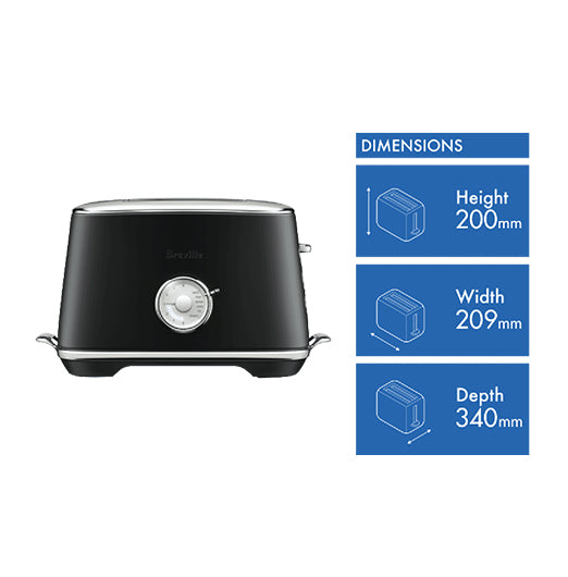 Breville Luxe Black Truffle Toaster