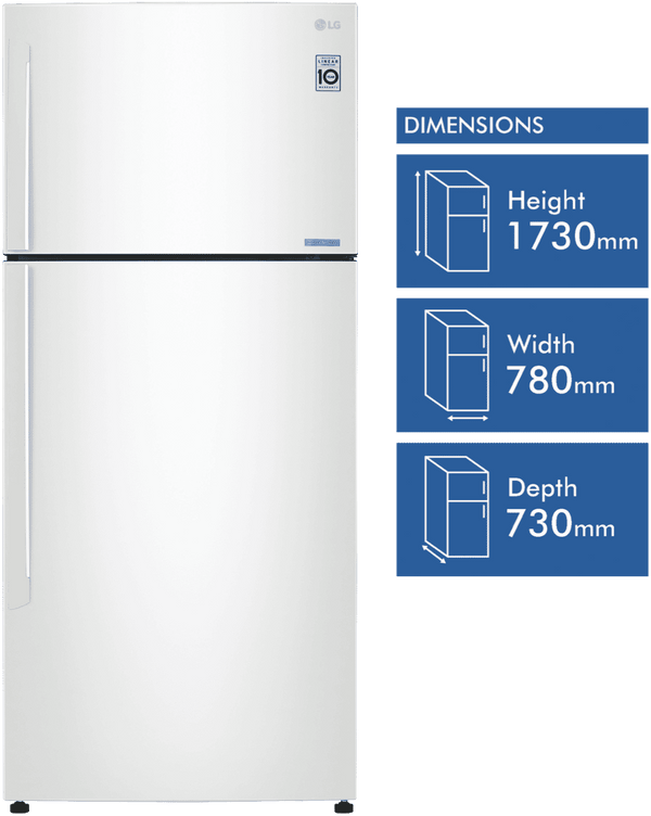 LG 478L Top Mount Refrigerator