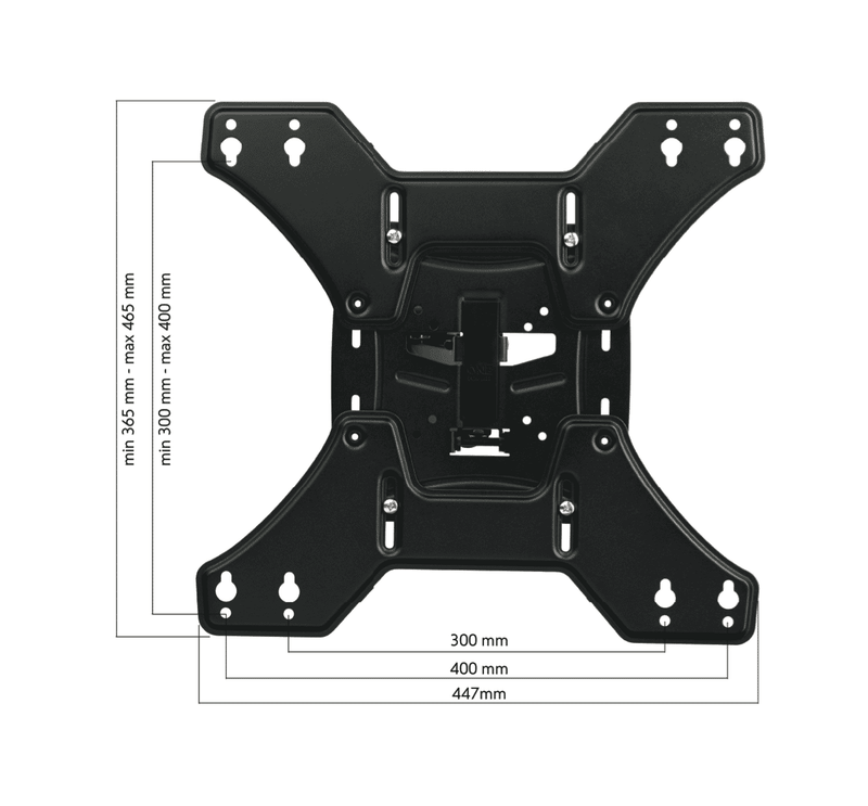 One For All 13-60" Turn90 65kg TV Bracket