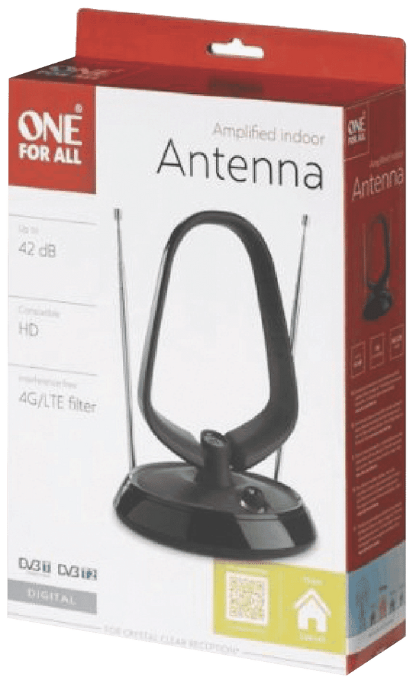 One For All HD Indoor Antenna - Amplified 42dB