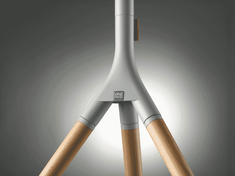 One For All Designer TV & Soundbar Stand - Oak