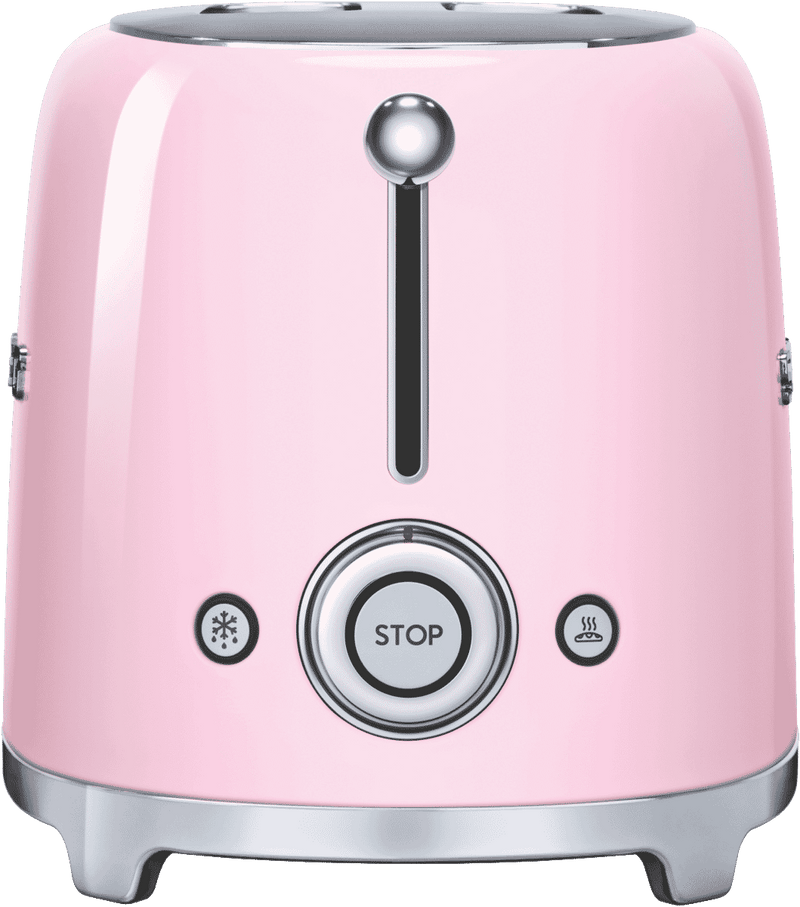 Smeg 50's Style 2 Slice Toaster Pink