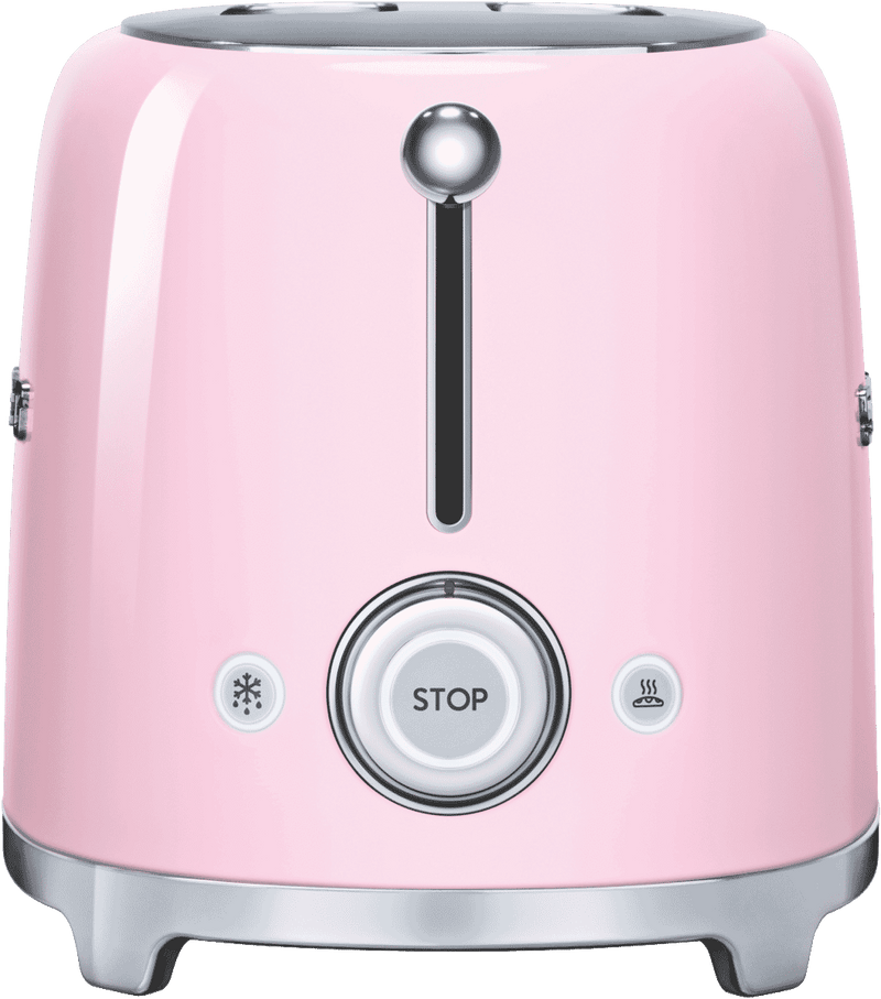 Smeg 50's Style 2 Slice Toaster Pink