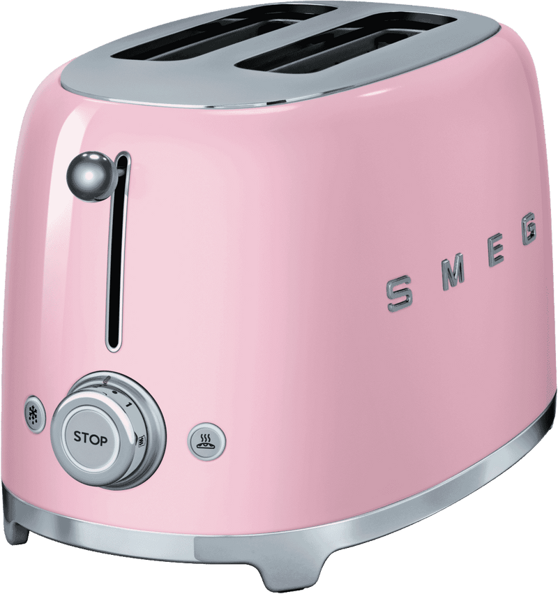 Smeg 50's Style 2 Slice Toaster Pink