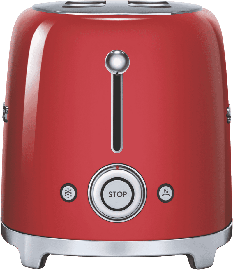 Smeg 50's Style Longslot 4 Slice Toaster Red