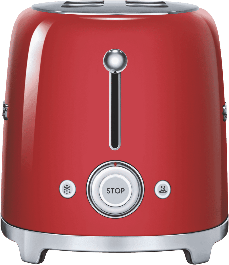 Smeg 50's Style Longslot 4 Slice Toaster Red