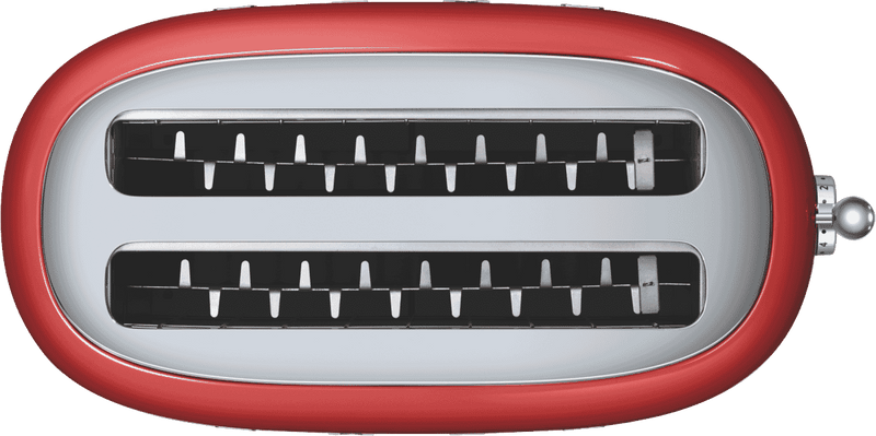 Smeg 50's Style Longslot 4 Slice Toaster Red