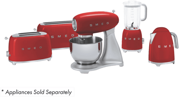 Smeg 50's Style Longslot 4 Slice Toaster Red