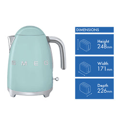 Smeg Kettle 50's Style Pastel Green