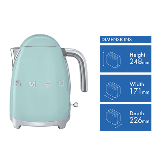 Smeg Kettle 50's Style Pastel Green