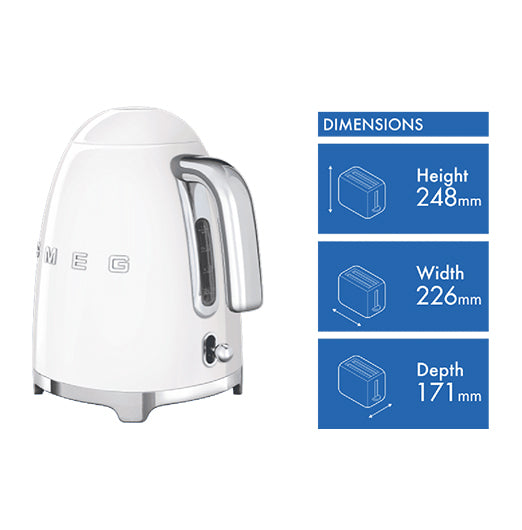 Smeg Kettle 50's Style White