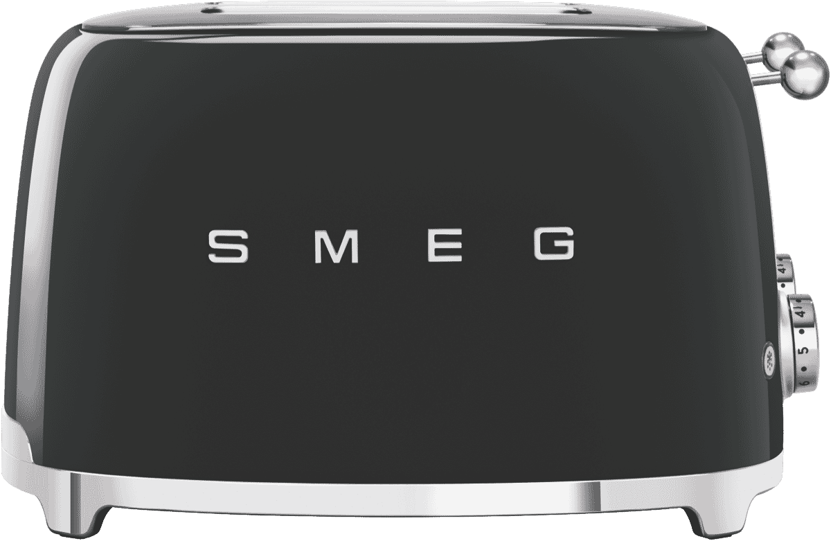 Smeg TOASTER 50's STYLE 4 SLOT BLACK - Layaway AU