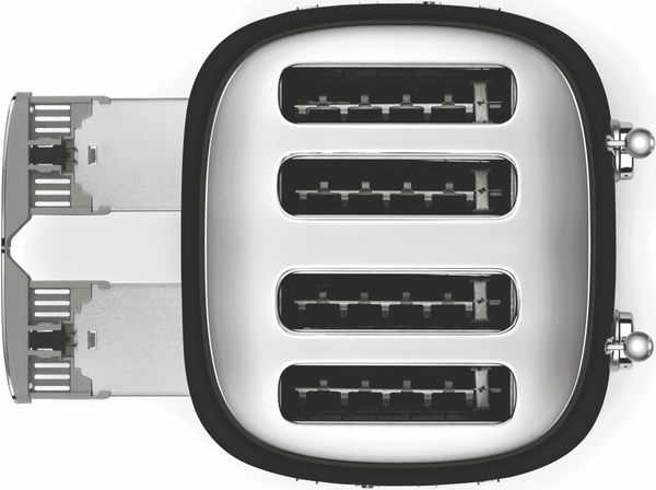 Smeg TOASTER 50's STYLE 4 SLOT BLACK